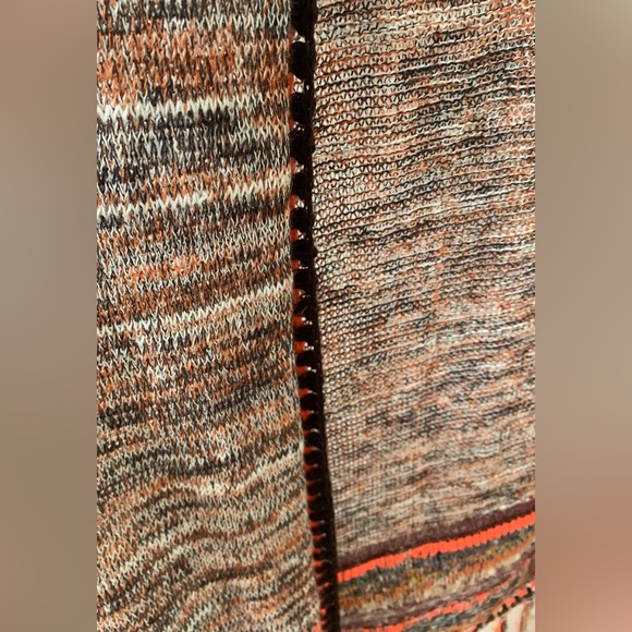 SZ S/P Free People Multi Color Maxi Sweater - Picture 8 of 9